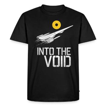 Joueurs sur le thème de l’espace Cosmic Gaming Science-fiction - T-shirt Premium bio Homme - noir - Devant - Nico (187cm)