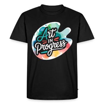 Passe-temps créatif pour les débutants dans le - T-shirt Premium bio Homme - noir - Devant - Nico (187cm)