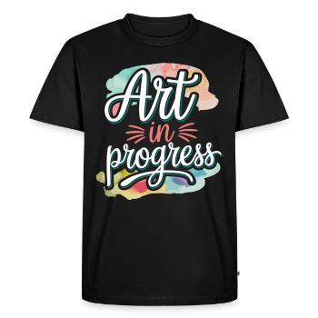 Passe-temps créatif pour les débutants dans le - T-shirt Premium bio Homme - noir - Devant - Nico (187cm)