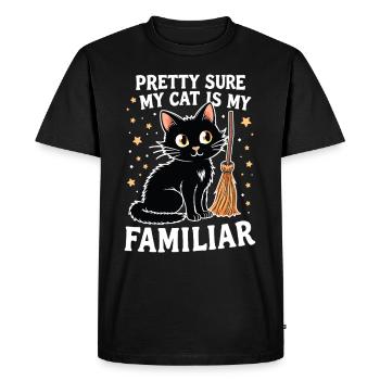 Je suis presque sûr que j’aurai un - T-shirt Premium bio Homme - noir - Devant - Nico (187cm)