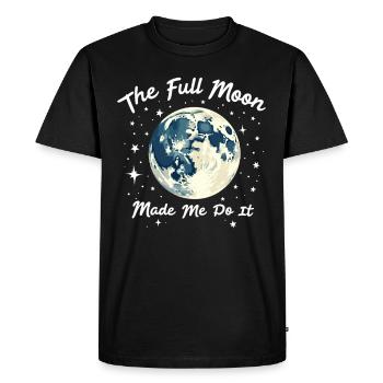 Je suis presque sûr que j’aurai un - T-shirt Premium bio Homme - noir - Devant - Nico (187cm)