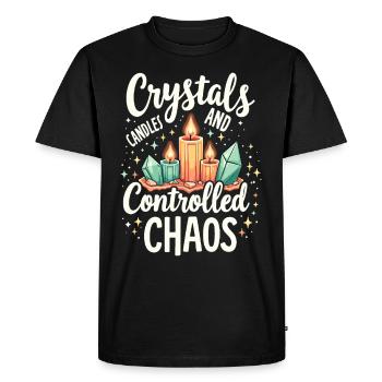 Je suis presque sûr que j’aurai un - T-shirt Premium bio Homme - noir - Devant - Nico (187cm)