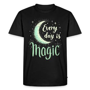 Je suis presque sûr que j’aurai un - T-shirt Premium bio Homme - noir - Devant - Nico (187cm)