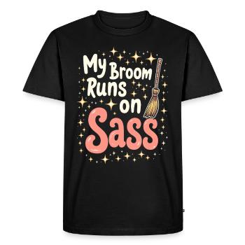 Je suis presque sûr que j’aurai un - T-shirt Premium bio Homme - noir - Devant - Nico (187cm)