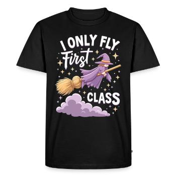 Je suis presque sûr que j’aurai un - T-shirt Premium bio Homme - noir - Devant - Nico (187cm)