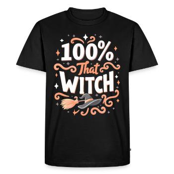 Je suis presque sûr que j’aurai un - T-shirt Premium bio Homme - noir - Devant - Nico (187cm)