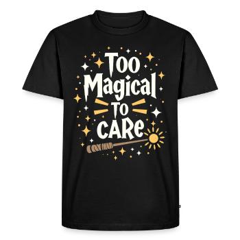 Je suis presque sûr que j’aurai un - T-shirt Premium bio Homme - noir - Devant - Nico (187cm)