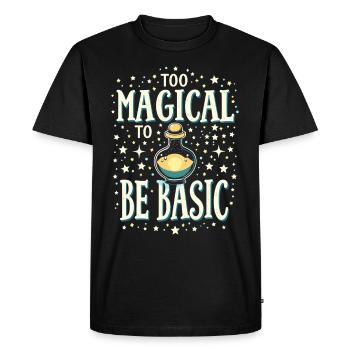 Je suis presque sûr que j’aurai un - T-shirt Premium bio Homme - noir - Devant - Nico (187cm)