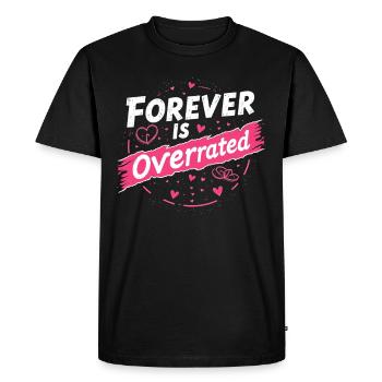 Grunge Saint-Valentin Sombre Romance Amour énervé - T-shirt Premium bio Homme - noir - Devant - Nico (187cm)