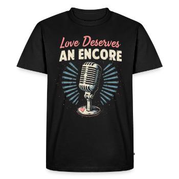 Grunge Saint-Valentin Sombre Romance Amour énervé - T-shirt Premium bio Homme - noir - Devant - Nico (187cm)
