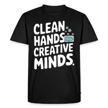 Sculpteur de savon Sculpture d’art créative de savon - T-shirt Premium bio Homme - noir - Devant - Nico (187cm)