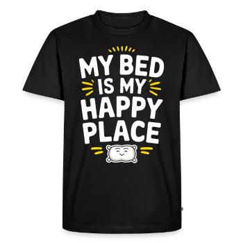 Sleep Hygiene Enthusiasts, Restful Nights, - Men's Premium Organic T-Shirt - black - Front - Nico (187cm)