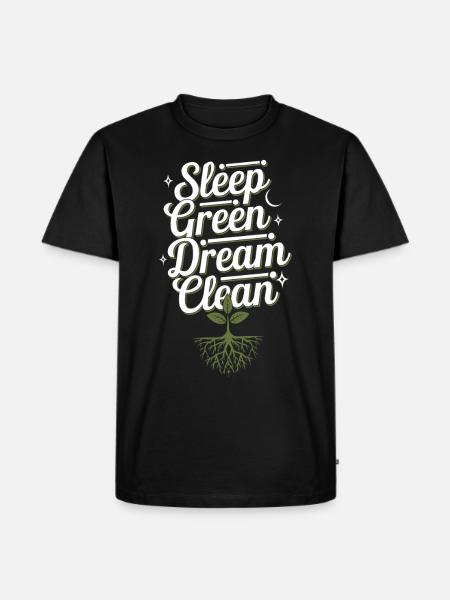 Sleep Hygiene Enthusiasts, Restful Nights, - Men's Premium Organic T-Shirt - black