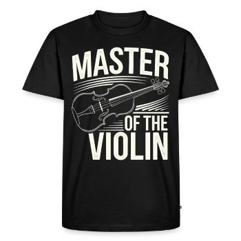 Violonistes, Instrumentistes à cordes, Musique classique - T-shirt Premium bio Homme - noir - Devant - Nico (187cm)