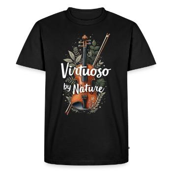 Violonistes, Instrumentistes à cordes, Musique classique - T-shirt Premium bio Homme - noir - Devant - Nico (187cm)