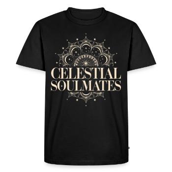 Stargazing For Couples Romantic Nights - Men's Premium Organic T-Shirt - black - Front - Nico (187cm)
