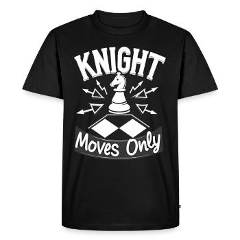 Chess Tacticians Strategy Masters Tactical - Men's Premium Organic T-Shirt - black - Front - Nico (187cm)