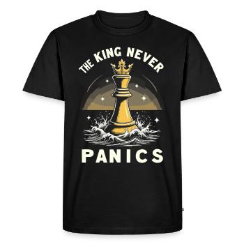 Chess Tacticians Strategy Masters Tactical - Men's Premium Organic T-Shirt - black - Front - Nico (187cm)
