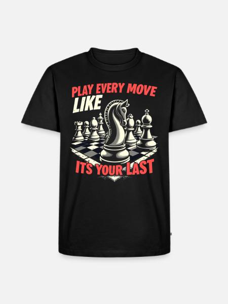 Chess Tacticians Strategy Masters Tactical - Men's Premium Organic T-Shirt - black
