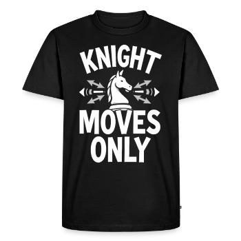 Chess Tacticians Strategy Masters Tactical - Men's Premium Organic T-Shirt - black - Front - Nico (187cm)