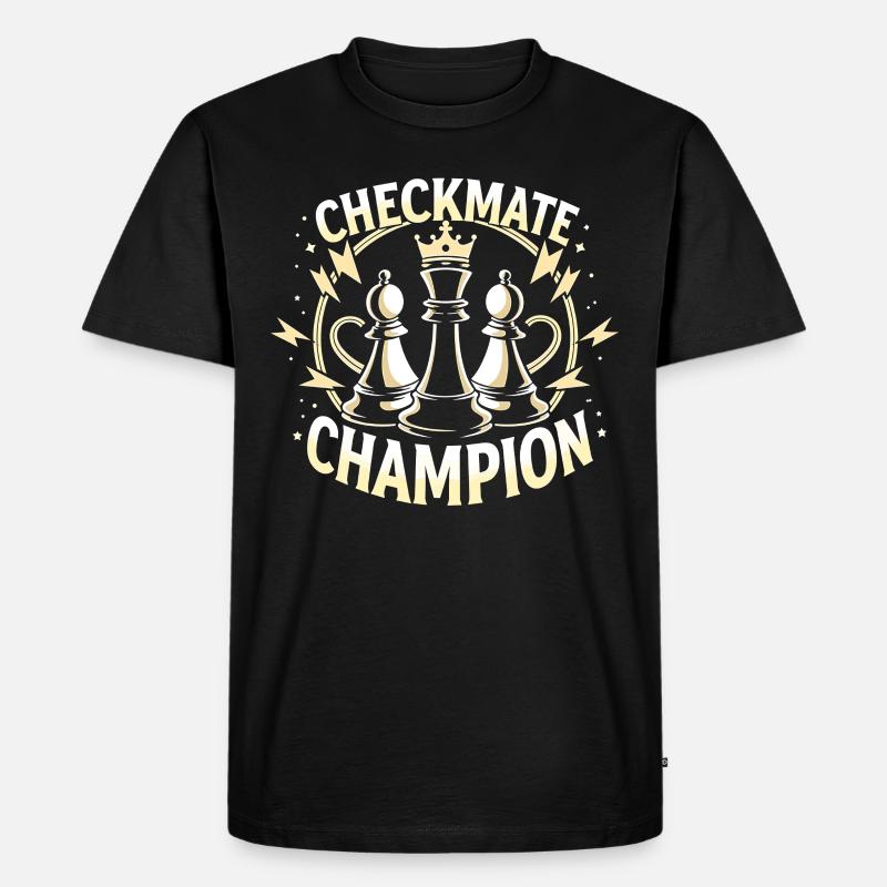 Chess Tacticians Strategy Masters Tactical - Men's Premium Organic T-Shirt - black