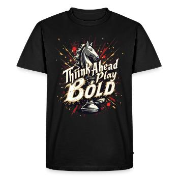 Chess Tacticians Strategy Masters Tactical - Men's Premium Organic T-Shirt - black - Front - Nico (187cm)