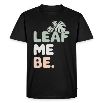 Plant Collector for Houseplant Collectors in the - Men's Premium Organic T-Shirt - black - Front - Nico (187cm)