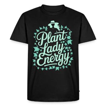Plant Collector for Houseplant Collectors in the - Men's Premium Organic T-Shirt - black - Front - Nico (187cm)