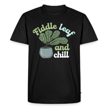 Plant Collector for Houseplant Collectors in the - Men's Premium Organic T-Shirt - black - Front - Nico (187cm)