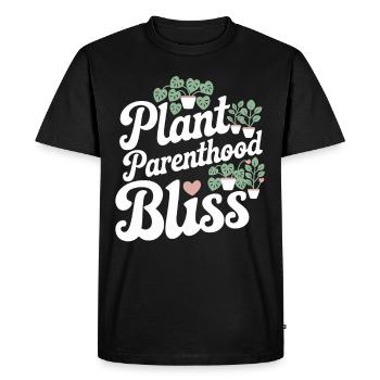 Plant Collector for Houseplant Collectors in the - Men's Premium Organic T-Shirt - black - Front - Nico (187cm)