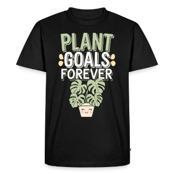 Plant Collector for Houseplant Collectors in the - Men's Premium Organic T-Shirt - black - Front - Nico (187cm)