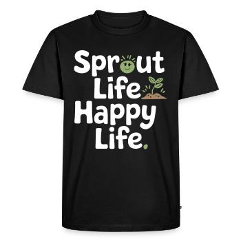 Plant Collector for Houseplant Collectors in the - Men's Premium Organic T-Shirt - black - Front - Nico (187cm)