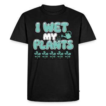 Plant Collector for Houseplant Collectors in the - Men's Premium Organic T-Shirt - black - Front - Nico (187cm)