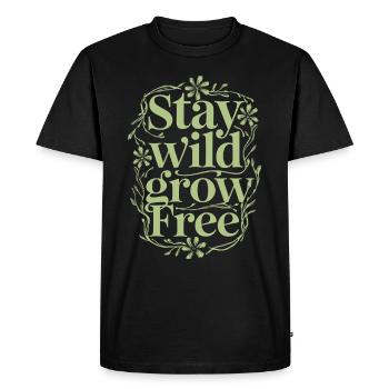 Plant Collector for Houseplant Collectors in the - Men's Premium Organic T-Shirt - black - Front - Nico (187cm)