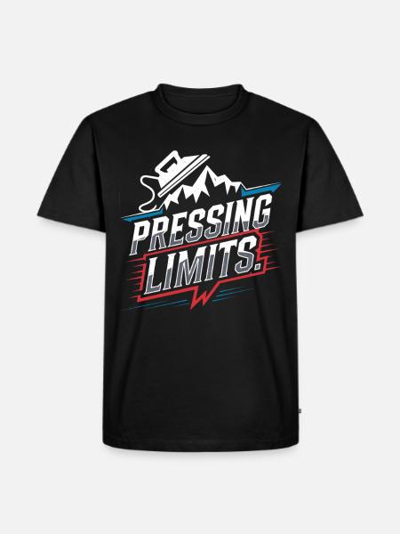 Extreme Ironing Competitive Funny - Men's Premium Organic T-Shirt - black