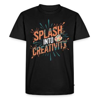Passe-temps créatif pour les débutants dans le - T-shirt Premium bio Homme - noir - Devant - Nico (187cm)