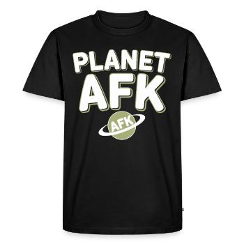 Space-themed players Cosmic Gaming Sci-fi - Men's Premium Organic T-Shirt - black - Front - Nico (187cm)