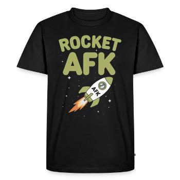 Space-themed players Cosmic Gaming Sci-fi - Men's Premium Organic T-Shirt - black - Front - Nico (187cm)