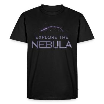 Joueurs sur le thème de l’espace Cosmic Gaming Science-fiction - T-shirt Premium bio Homme - noir - Devant - Nico (187cm)
