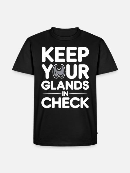 Medical Science for Endocrinology - Men's Premium Organic T-Shirt - black