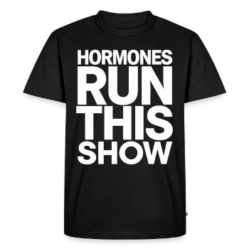 Science médicale pour l’endocrinologie - T-shirt Premium bio Homme - noir - Devant - Nico (187cm)