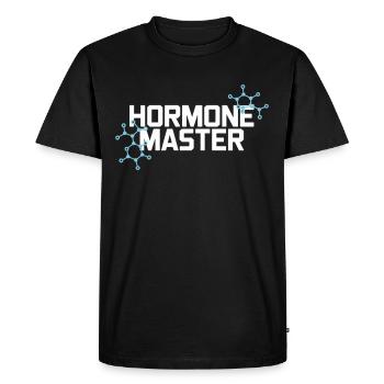 Science médicale pour l’endocrinologie - T-shirt Premium bio Homme - noir - Devant - Nico (187cm)