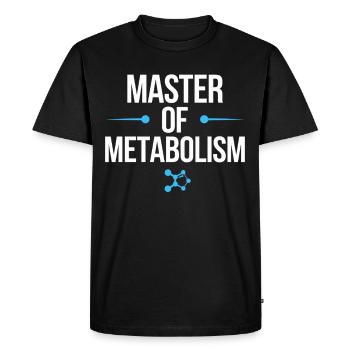 Science médicale pour l’endocrinologie - T-shirt Premium bio Homme - noir - Devant - Nico (187cm)
