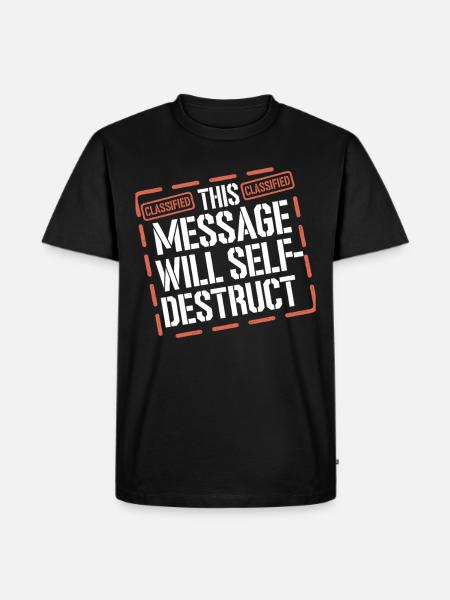 Retro Cryptography Spy Codebratenspionage - Männer Premium Bio T-Shirt - Schwarz