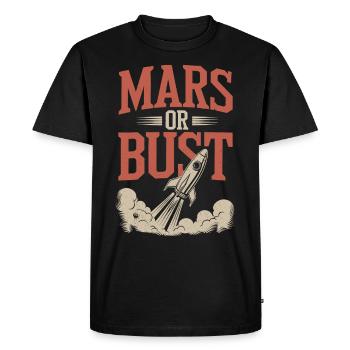 Astrobiology Space Exploration Extraterrestrial - Men's Premium Organic T-Shirt - black - Front - Nico (187cm)