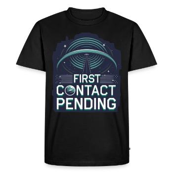 Astrobiology Space Exploration Extraterrestrial - Men's Premium Organic T-Shirt - black - Front - Nico (187cm)