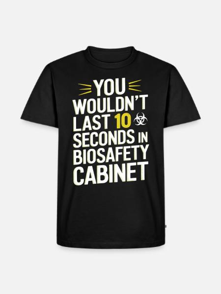 Microscope Enthusiast Lab Technician Science - Männer Premium Bio T-Shirt - Schwarz