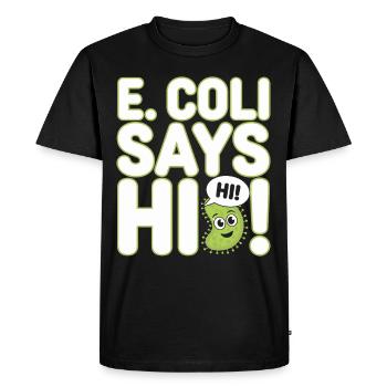 Microscope Enthusiast Lab Technician Science - Men's Premium Organic T-Shirt - black - Front - Nico (187cm)