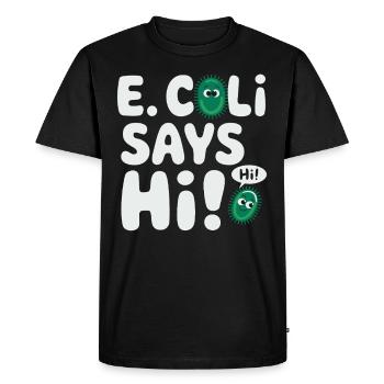 Microscope Enthusiast Lab Technician Science - Men's Premium Organic T-Shirt - black - Front - Nico (187cm)