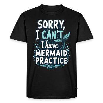 Sirène Artiste sous-marin Sirène - T-shirt Premium bio Homme - noir - Devant - Nico (187cm)